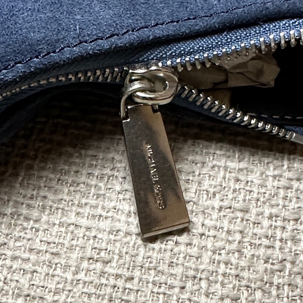 RARE MICHAEL KORS Patchwork Hobo Bag - Blue and Black - Picture 5 of 5